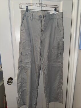 Women’s Stretchy Cargo Pants - Gray - American Eagle Outfitters